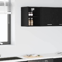 Hanging Cabinet Black Oak 30 x 29,5 x 40 cm Engineered Wood