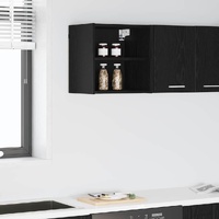 Hanging Cabinet Black Oak 40 x 29,5 x 40 cm Engineered Wood