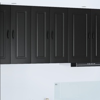 Dishwasher Panel Kalmar Black 30 x 31 x 80 cm Engineered Wood