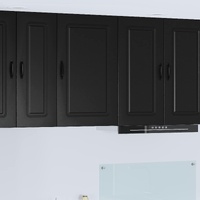 Dishwasher Panel Kalmar Black 50 x 31 x 80 cm Engineered Wood