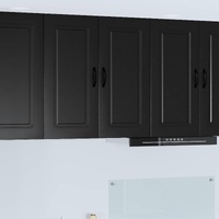 Dishwasher Panel Kalmar Black 80 x 31 x 80 cm Engineered Wood