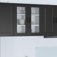 Dishwasher Panel Kalmar Black 80 x 31 x 80 cm Engineered Wood