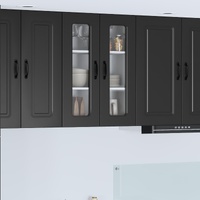 Dishwasher Panel Kalmar Black 60 x 31 x 80 cm Engineered Wood