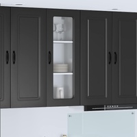 Dishwasher Panel Kalmar Black 40 x 31 x 100 cm Engineered Wood