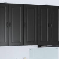 Dishwasher Panel Kalmar Black 40 x 31 x 100 cm Engineered Wood