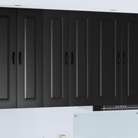 Dishwasher Panel Kalmar Black 60 x 31 x 100 cm Engineered Wood