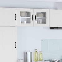 Wall Glass Cabinet LUCCA White 40 x 31 x 40 cm Engineered Wood
