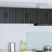 Wall Cabinet LUCCA Black 30 x 31 x 40 cm Engineered Wood