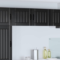 Wall Cabinet LUCCA 2 pcs Black 50 x 31 x 40 cm Engineered Wood