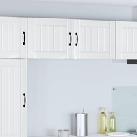 Wall Cabinet LUCCA 2 pcs High Gloss White 50 x 31 x 40 cm
