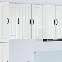 Wall Cabinet LUCCA 2 pcs High Gloss White 30 x 31 x 80 cm