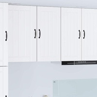 Wall Cabinet LUCCA White 40 x 31 x 80 cm Engineered Wood