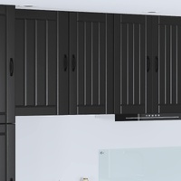 Wall Cabinet LUCCA Black 40 x 31 x 80 cm Engineered Wood
