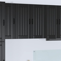 Wall Cabinet LUCCA Black 80 x 31 x 80 cm Engineered Wood