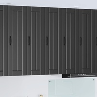 Wall Cabinet LUCCA Black 30 x 31 x 100 cm Engineered Wood