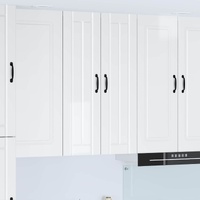 Wall Cabinet LUCCA High Gloss White 60 x 31 x 100 cm