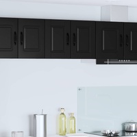 Wall Cabinet PORTO 2 pcs Black 30 x 31 x 40 cm Engineered Wood