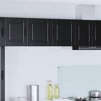 Wall Cabinet PORTO 2 pcs Black 40 x 31 x 40 cm Engineered Wood