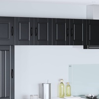 Wall Cabinet PORTO 2 pcs Black 60 x 31 x 40 cm Engineered Wood
