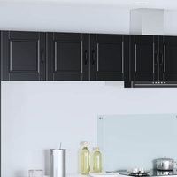 Wall Cabinet PORTO Black 80 x 31 x 40 cm Engineered Wood