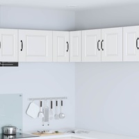 Wall Corner Cabinet PORTO White 57 x 57 x 40 cm Engineered Wood