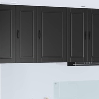 Wall Cabinet PORTO Black 50 x 31 x 80 cm Engineered Wood
