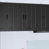Wall Cabinet PORTO Black 60 x 31 x 80 cm Engineered Wood