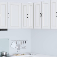 Wall Corner Cabinet PORTO White 57 x 57 x 80 cm Engineered Wood