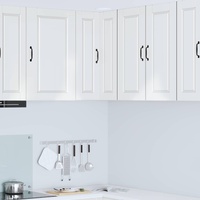 Wall Corner Cabinet PORTO High Gloss White 57 x 57 x 80 cm