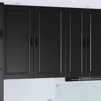 Wall Cabinet PORTO Black 50 x 31 x 100 cm Engineered Wood