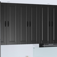 Wall Cabinet PORTO Black 60 x 31 x 100 cm Engineered Wood