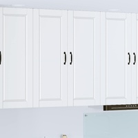 Wall Cabinet PORTO White 80 x 31 x 100 cm Engineered Wood