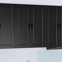 Wall Cabinet PORTO Black 80 x 31 x 100 cm Engineered Wood