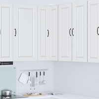 Wall Corner Cabinet PORTO White 57 x 57 x 100 cm