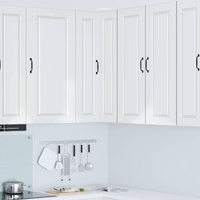 Wall Corner Cabinet PORTO High Gloss White 57 x 57 x 100 cm