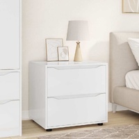 Storage Cabinet High Gloss White 60 x 48 x 57 cm