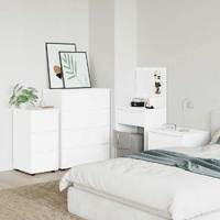 Storage Cabinet White 40 x 48 x 81 cm Engineered Wood