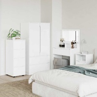Storage Cabinet High Gloss White 40 x 48 x 105 cm