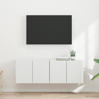 TV Wall Cabinet 2 pcs White 59,5 x 31 x 40 cm Engineered Wood