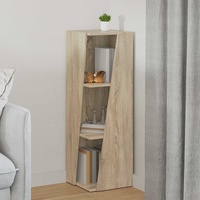 Side Shelf Sonoma Oak 33 x 32 x 100.5 cm Engineered Wood