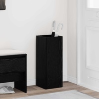 Umbrella Stand Black Oak 25 x 24.5 x 64 cm Engineered Wood
