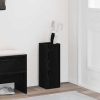 Umbrella Stand Black Oak 20 x 20 x 55.5 cm Engineered Wood