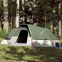 Family Tent Dome 9-Person Green Waterproof