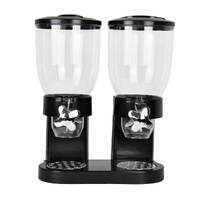 Double Cereal Dispenser Dry Food Black - Model-4A0940