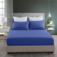 Royal Comfort Bamboo Cooling 2000TC 3-Piece Combo Set - Queen-Royal Blue - Model-4B595E
