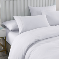 Royal Comfort Bamboo Cooling 2000TC Quilt Cover Set - King - White - Model-B5A707