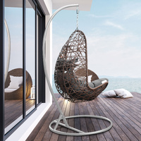 Arcadia Furniture Egg Chair - Oatmeal and Grey - Model-D424FD