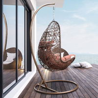 Arcadia Furniture Egg Chair - Brown and Coffee - Model-7BBA8E