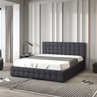 Milano Decor Eden Gas Lift Bed - Dark Grey - Single - Model-59C72A