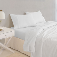Royal Comfort - Balmain 1000TC Bamboo cotton Sheet Sets (King) - Cool Grey - Model-0ECFEE